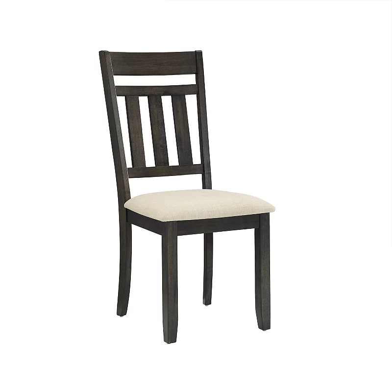 Crosley Hayden 2-Piece Slat-Back Dining Chair Set