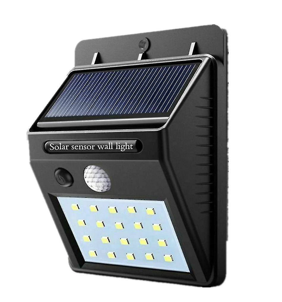 20 Led Waterproof Solar-sensor/motion-sensor Wall Light， Outdoor