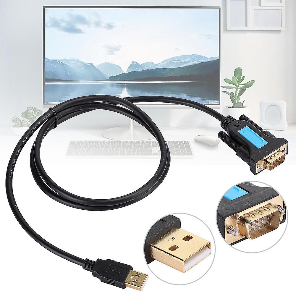 Usb To Rs232 Male Serial Port Cable Computer Connected Led Display C0201 Pl23021meter