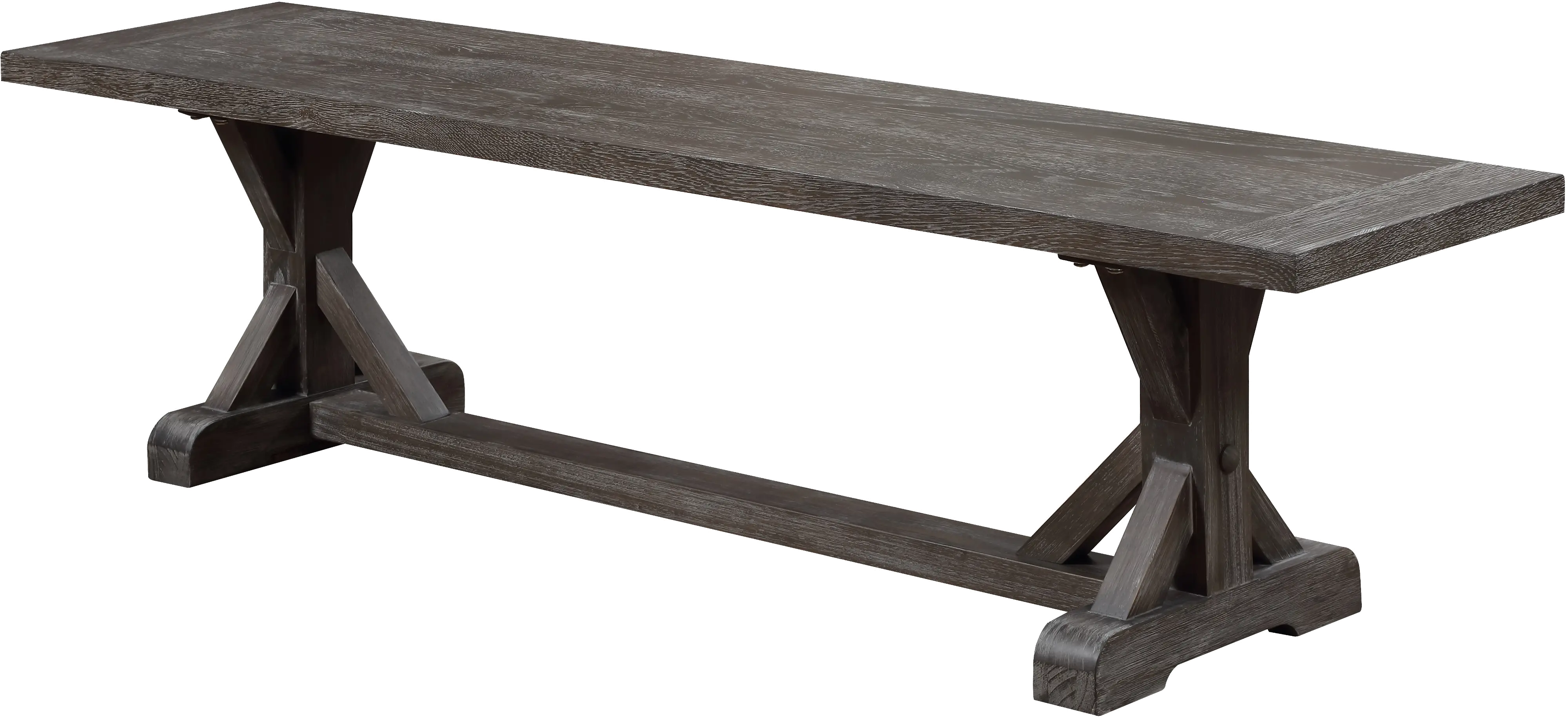 Paladin Charcoal Dining Bench