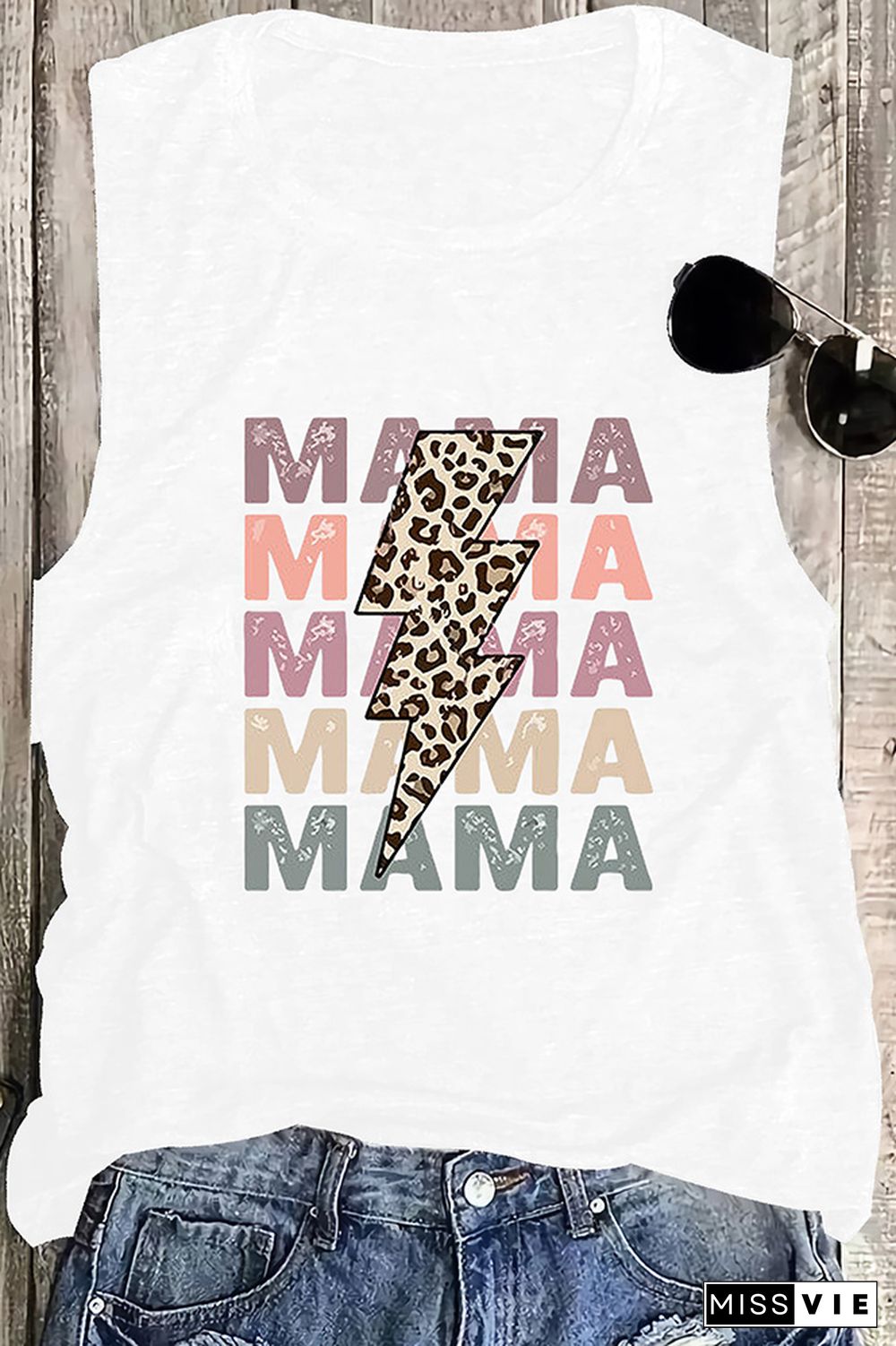 Retro Vintage Mama Tank Top