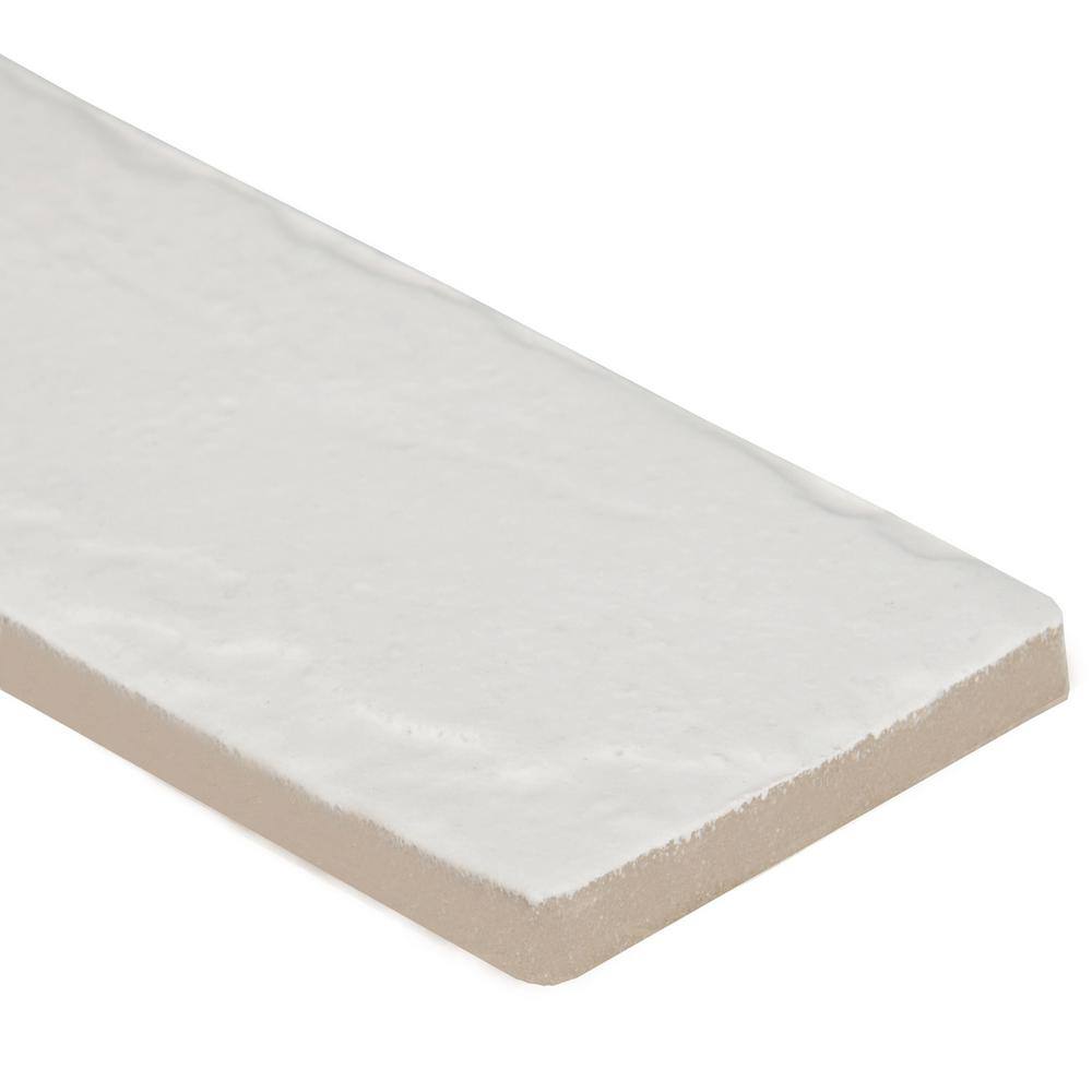 MSI Capella White Brick 2-13 in. x 10 in. Matte Porcelain Floor and Wall Tile (5.15 sq. ft.case) NCAPWHIBRI2X10