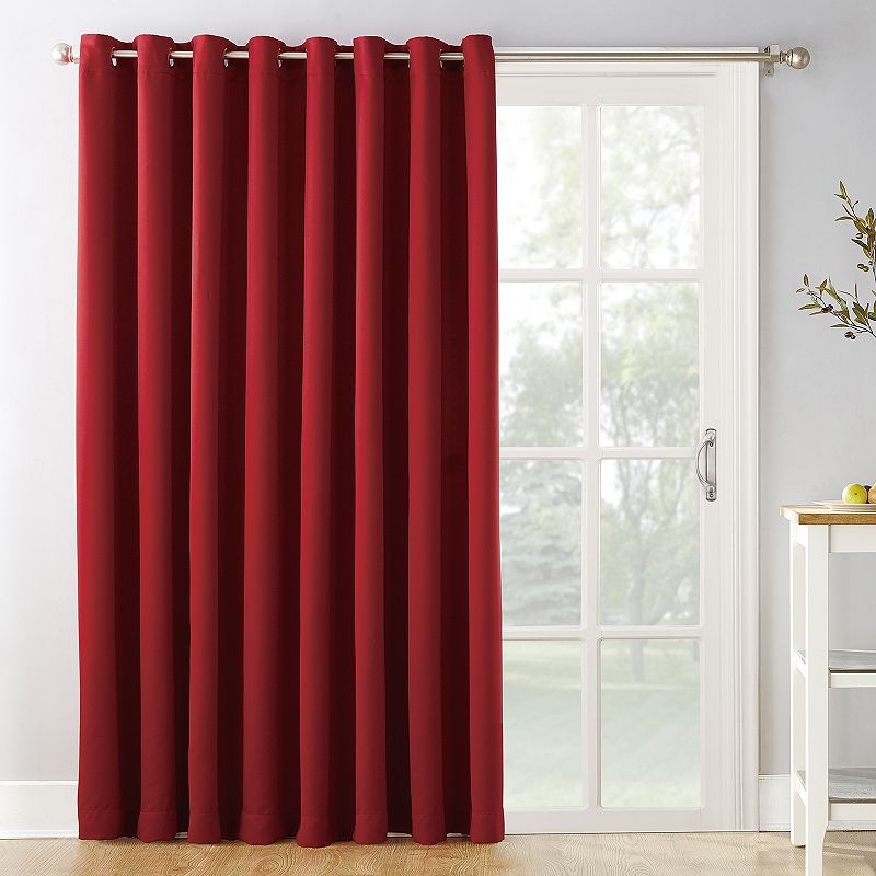 Sun Zero Ludlow Blackout Patio Door Curtain Panel