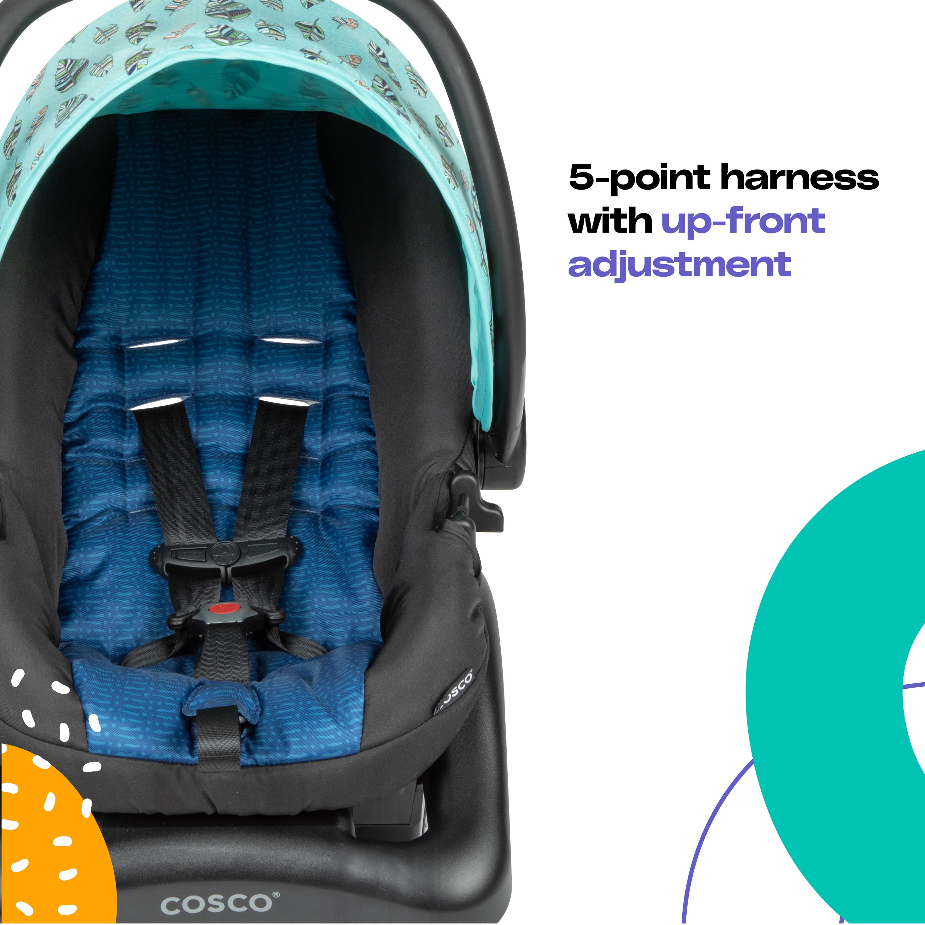 Cosco Lift & Stroll DX Travel System, Chalk Blue