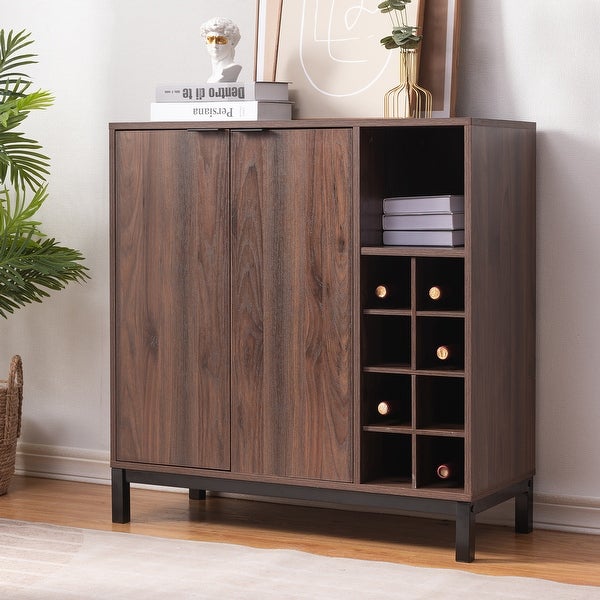 34 inch Sideboards Buffets With Wine Racks Storage