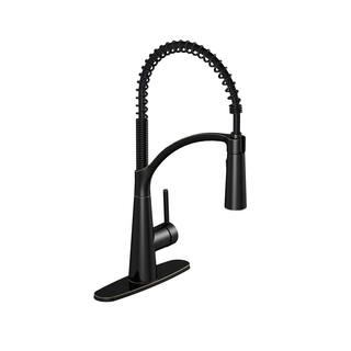 Glacier Bay Brenner Commercial Style Single-Handle Pull-Down Sprayer Kitchen Faucet in Oil Rubbed Bronze Finish FP4F0005ORB