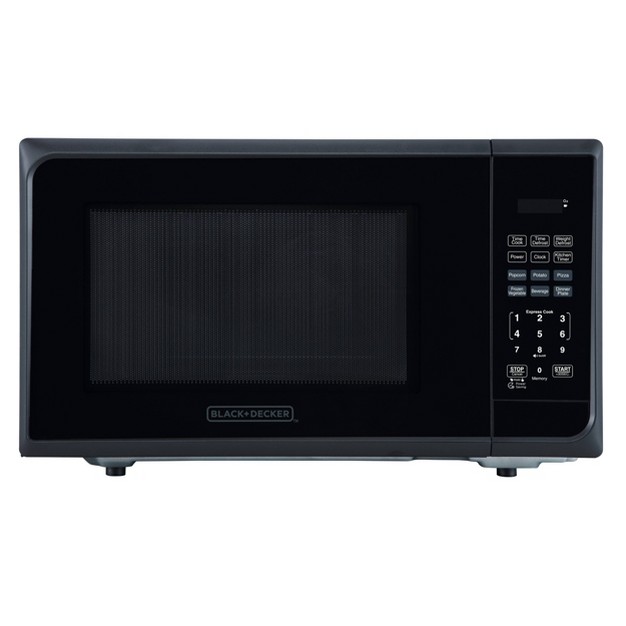 Black decker 1 1 Cu Ft 1000w Microwave Oven Stainless Steel Black