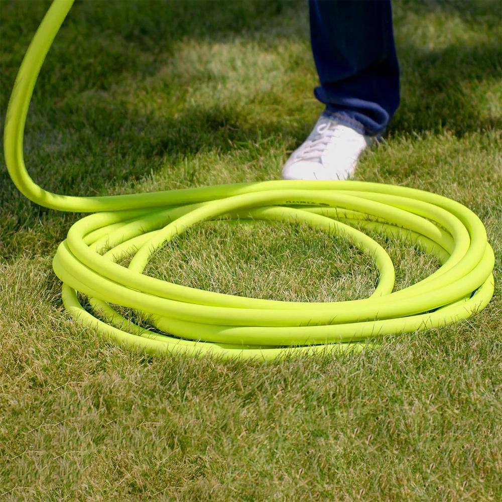 Flexzilla 58 in. x 50 ft. ZillaGreen Garden Hose with 34 in. GHT Fittings HFZG550YW-E