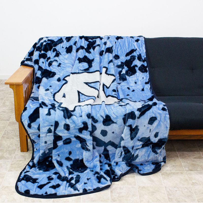 College Covers North Carolina Tar Heels Raschel Throw Blanket