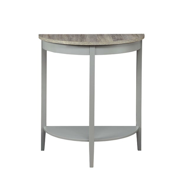 Half Moon Console Table，Foyer Sofa Table - 28