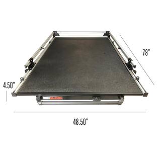 BEDSLIDE 1500 lbs. Capacity 75% Extension Truck Van and SUV Slide Out Tray 15-7848-CG