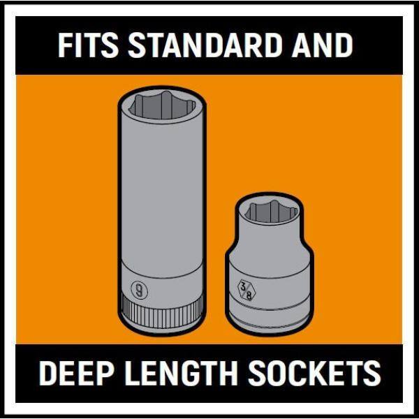 GEARWRENCH 14 in. Drive 6-Point Standard and Deep SAEMetric Socket Set (47-Piece) 80314D