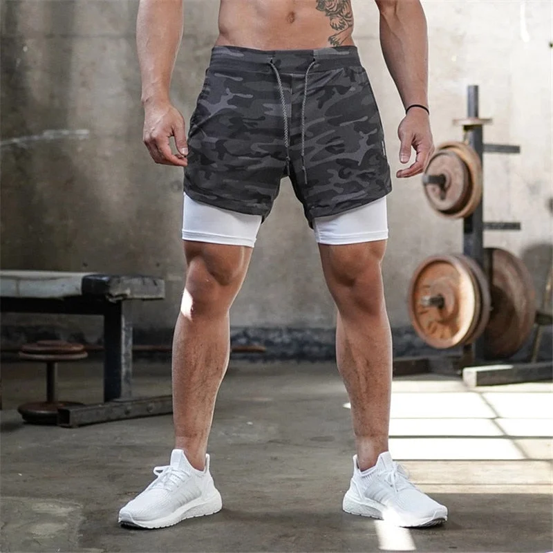 (Buy 2 FREE SHIPPING)Mens Workout Shorts