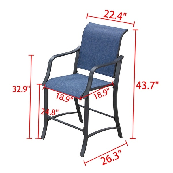 Patio Festival 4Person Bar Height Dining Set