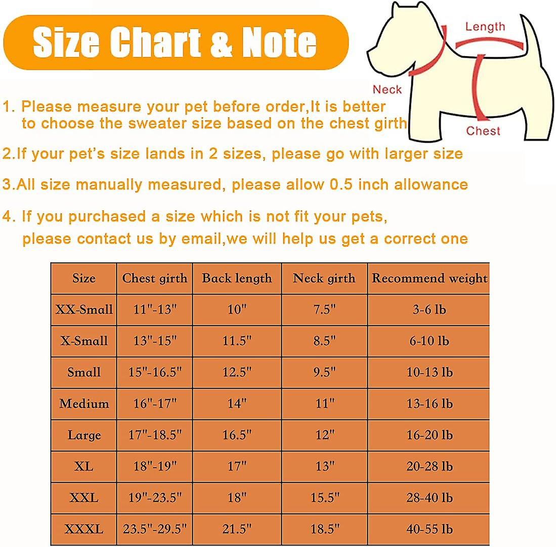 Dog Sweater， Warm Pet Sweaters Dogs Large Dogs， Cute Knitted Classic Cat Sweater Dog Clothes Coat For Girls Boys Dog Puppy Cat(large，light Orange)