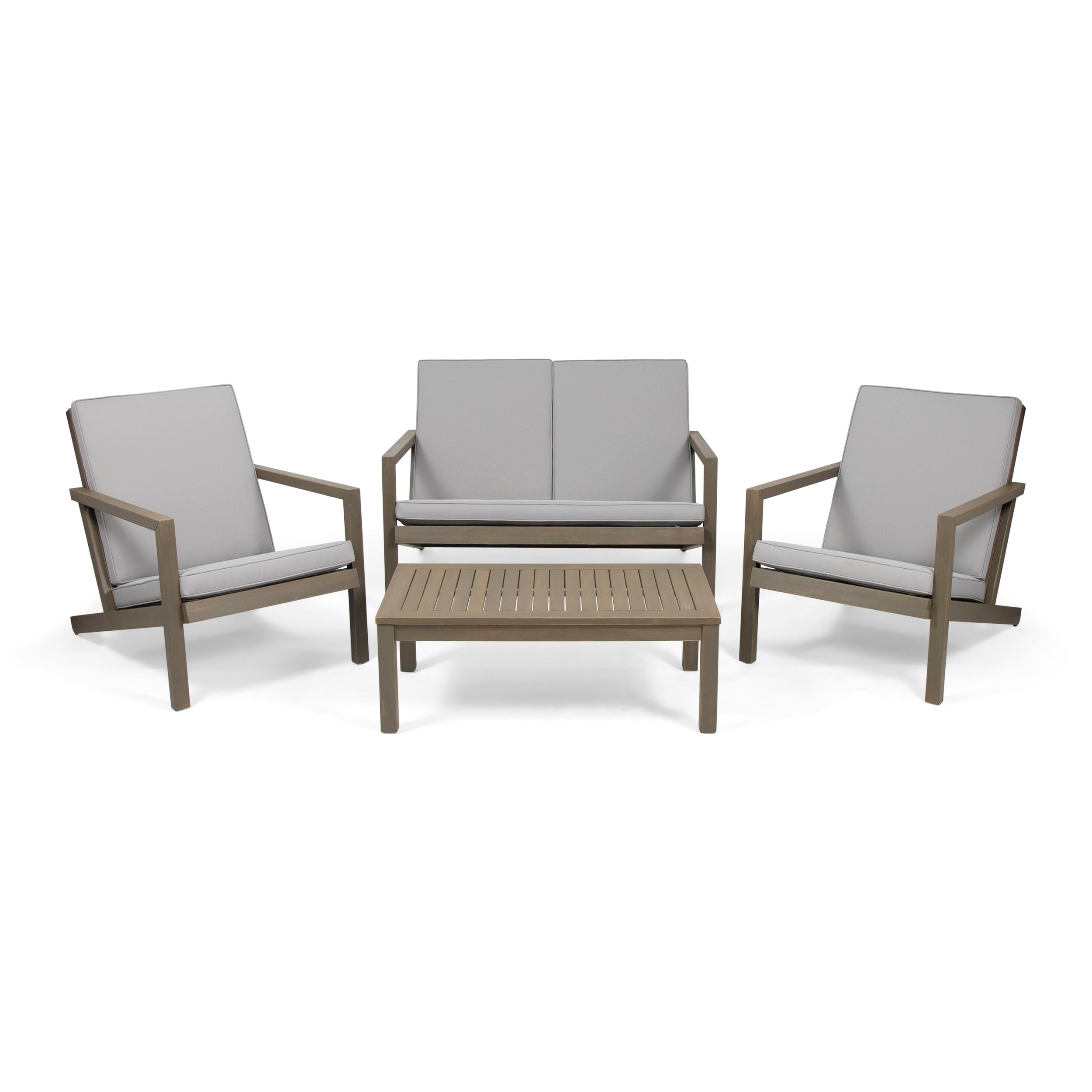 Camryn Outdoor 4 Seater Chat Set with Cushions