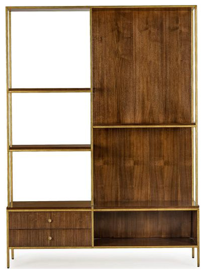 Peter Etagere   Contemporary   Bookcases   by Peachtree Fine Furniture  Houzz