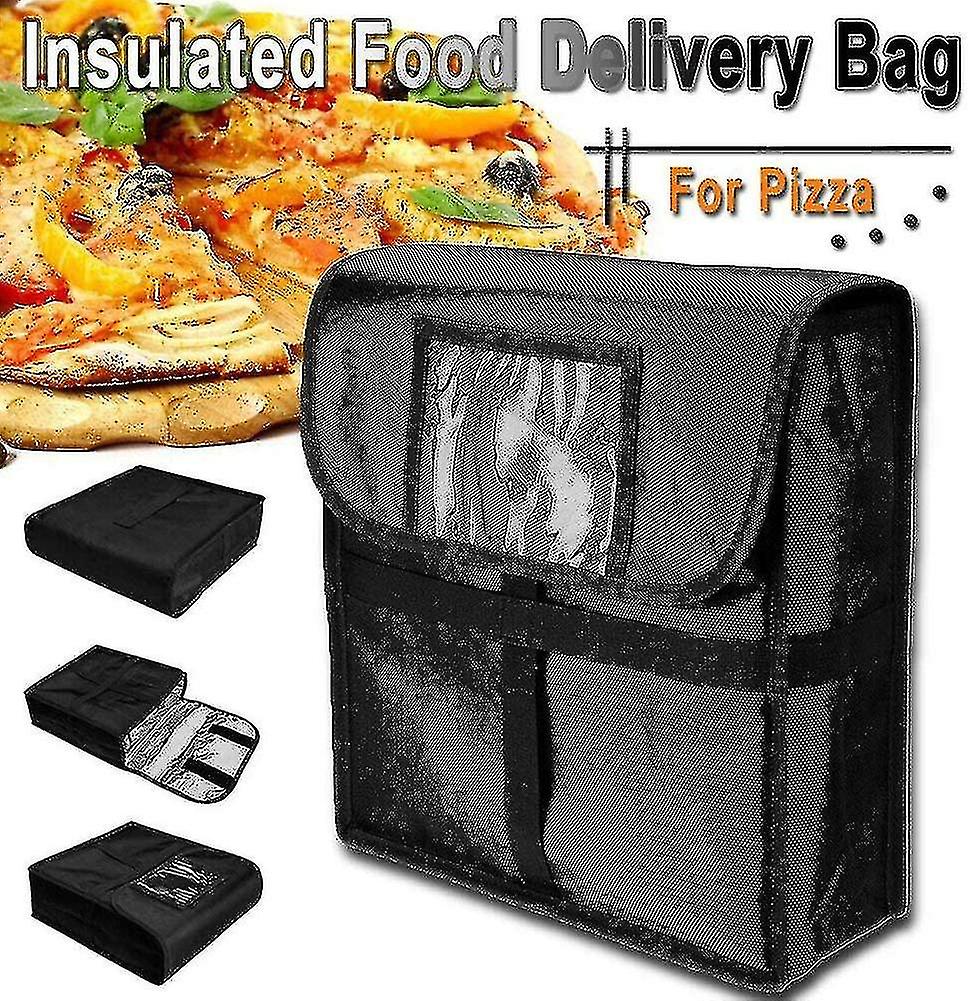 11 Inches Insulated Pizza Delivery Bag Waterproof Takeaway Food Storage Case