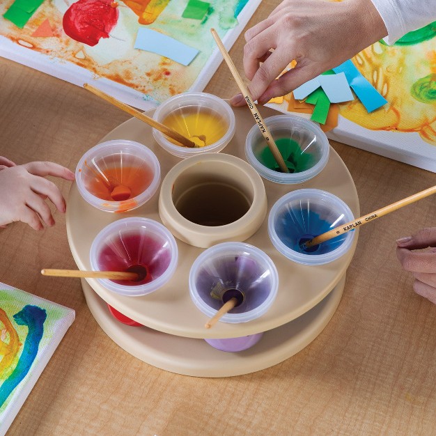 Kaplan Early Learning Spinning Tabletop Art Storage