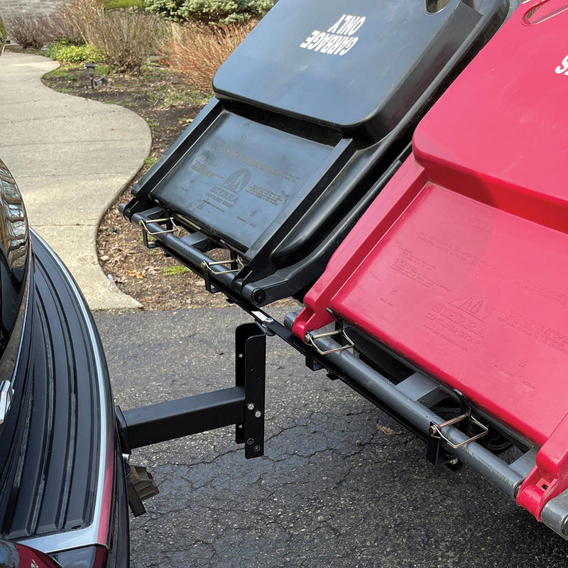 Garbage Can Hauling Hooks - Dual-Can， Receiver Mounted | Gemplers