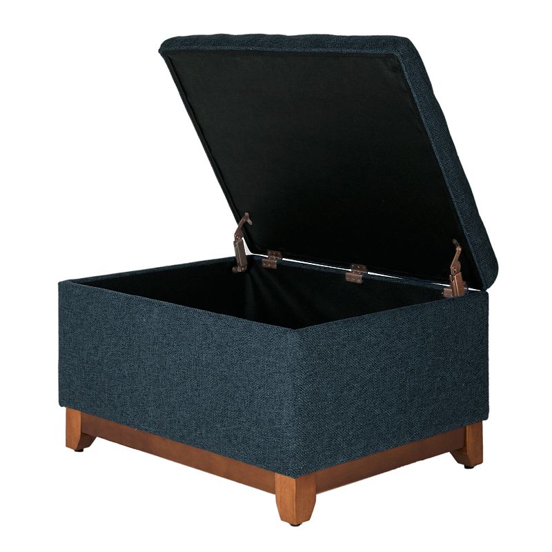 HomePop Chunky Textured Storage Ottoman