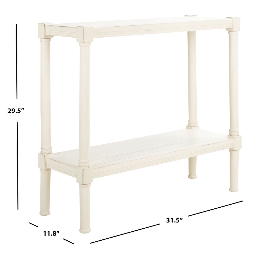 SAFAVIEH Rafiki Bottom Shelf Console Table   31.5\