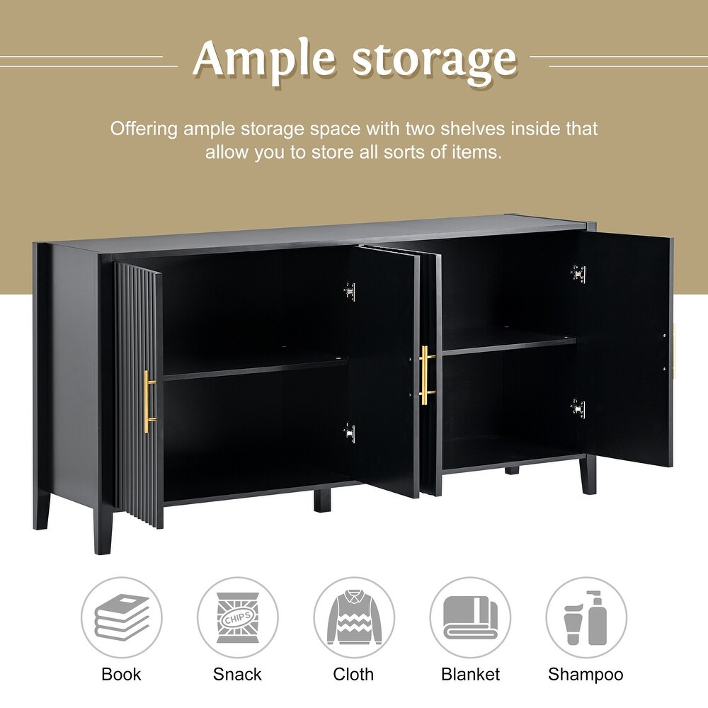 Hallway Storage Cabinet Rectangular Entryway Console Tables  Black