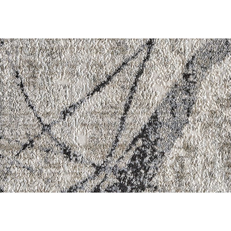 Weave and Wander Kiba Beige Abstract Area Rug