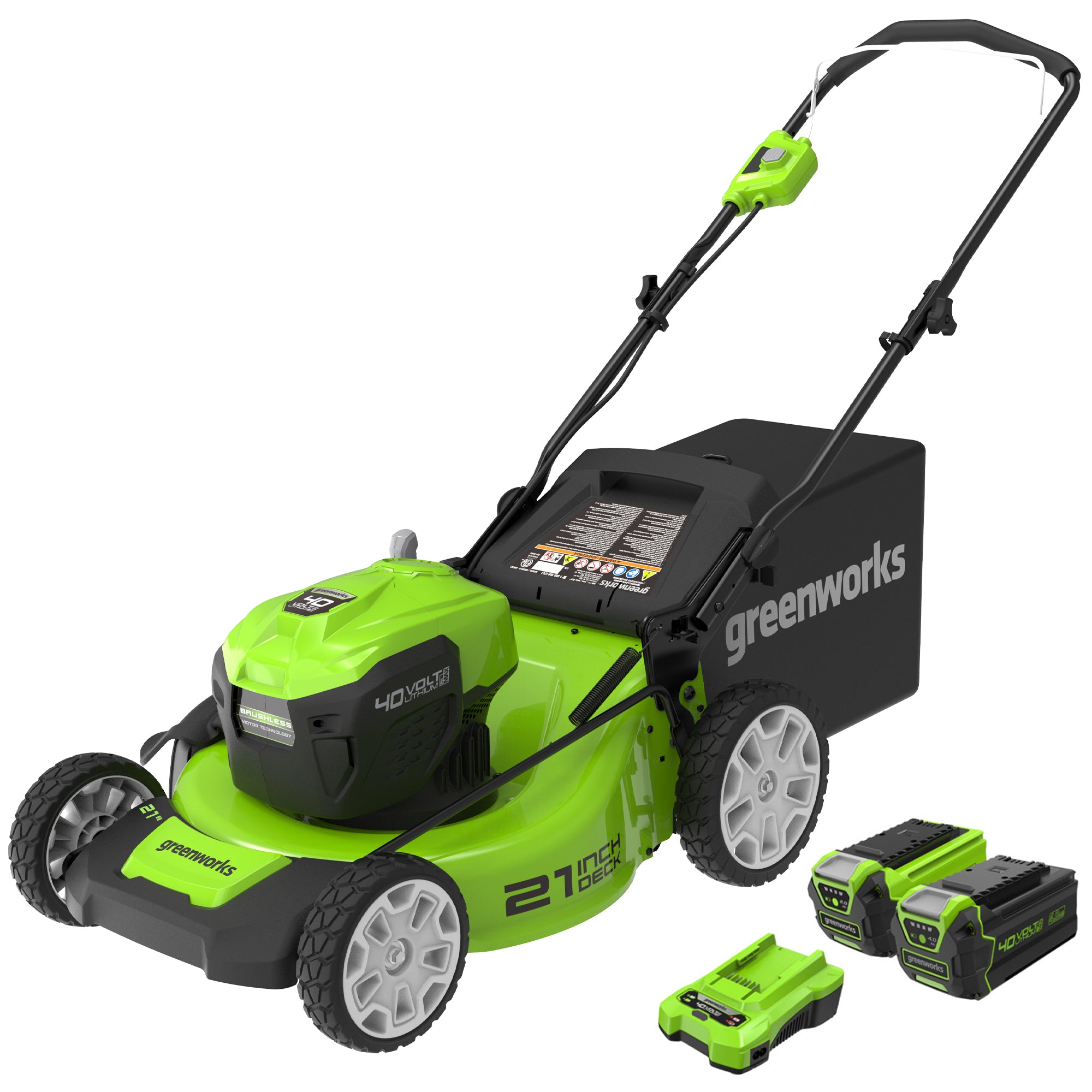 40V 21-Inch Cordless Lawn Mower | Greenworks