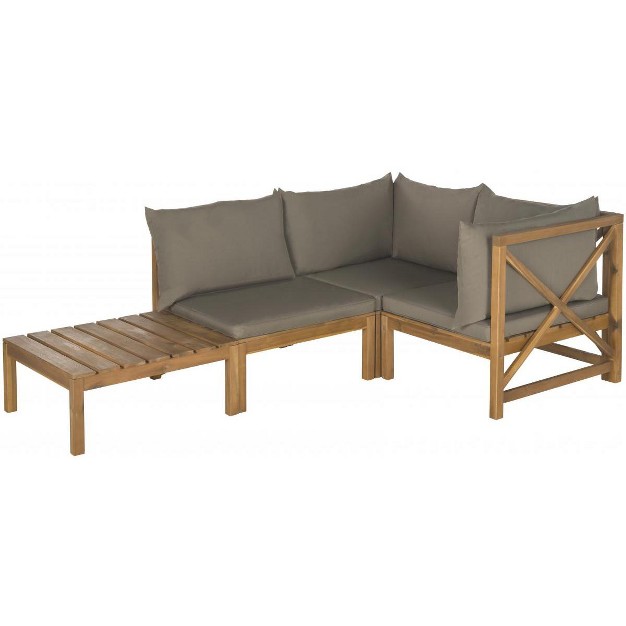 Lynwood Modular Patio Outdoor Sectional Set Safavieh