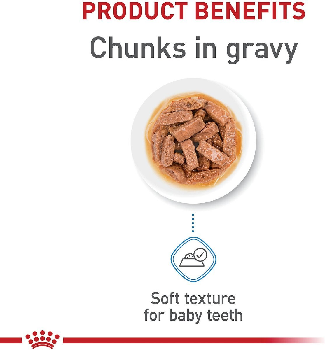 Royal Canin Size Health Nutrition Medium Puppy Chunks in Gravy Dog Food Pouch， 4.9-oz， case of 10