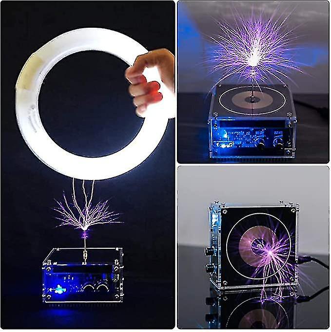 Bluetooth Music Tesla Coil  Loudspeaker Wireless Transmission Experiment Desktop Toy Model