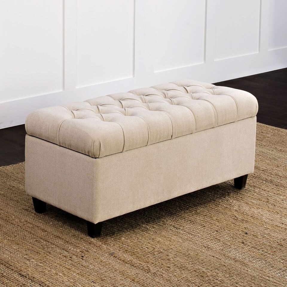 Copper Grove Ixora Tufted Storage Bench