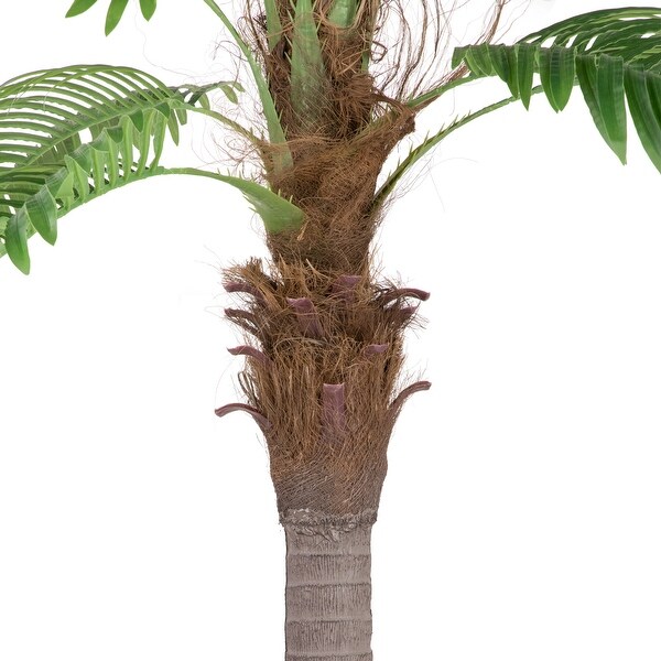 8' Artificial Potted Phoenix Palm Tree