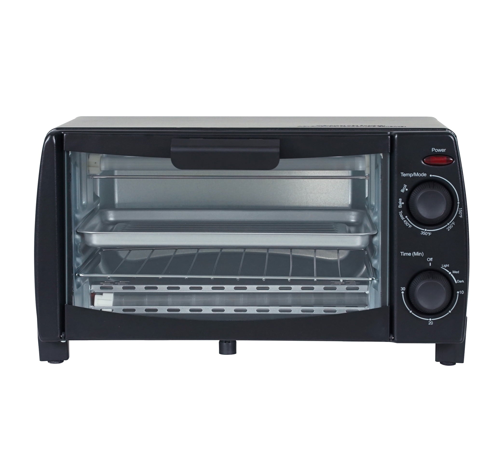 Mainstays 4 Slice Toaster Oven, Black