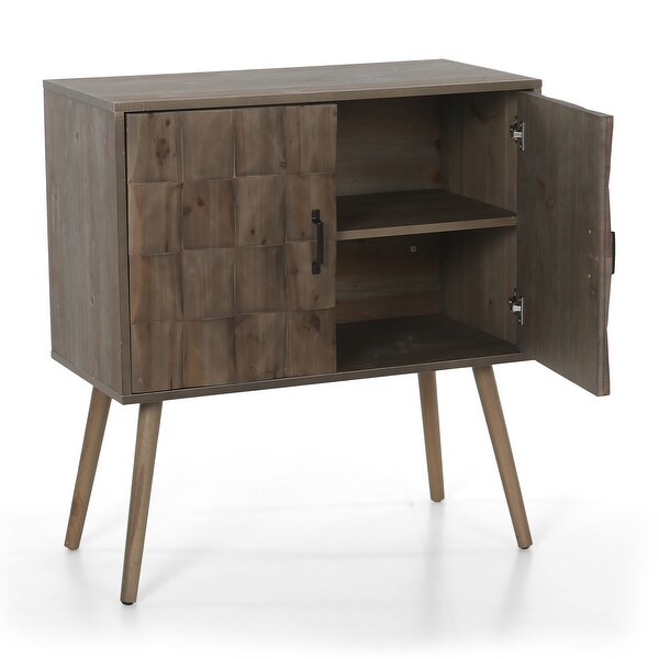 Sophia and William Accent Console Table 2-Door Storage Floor Cabinet