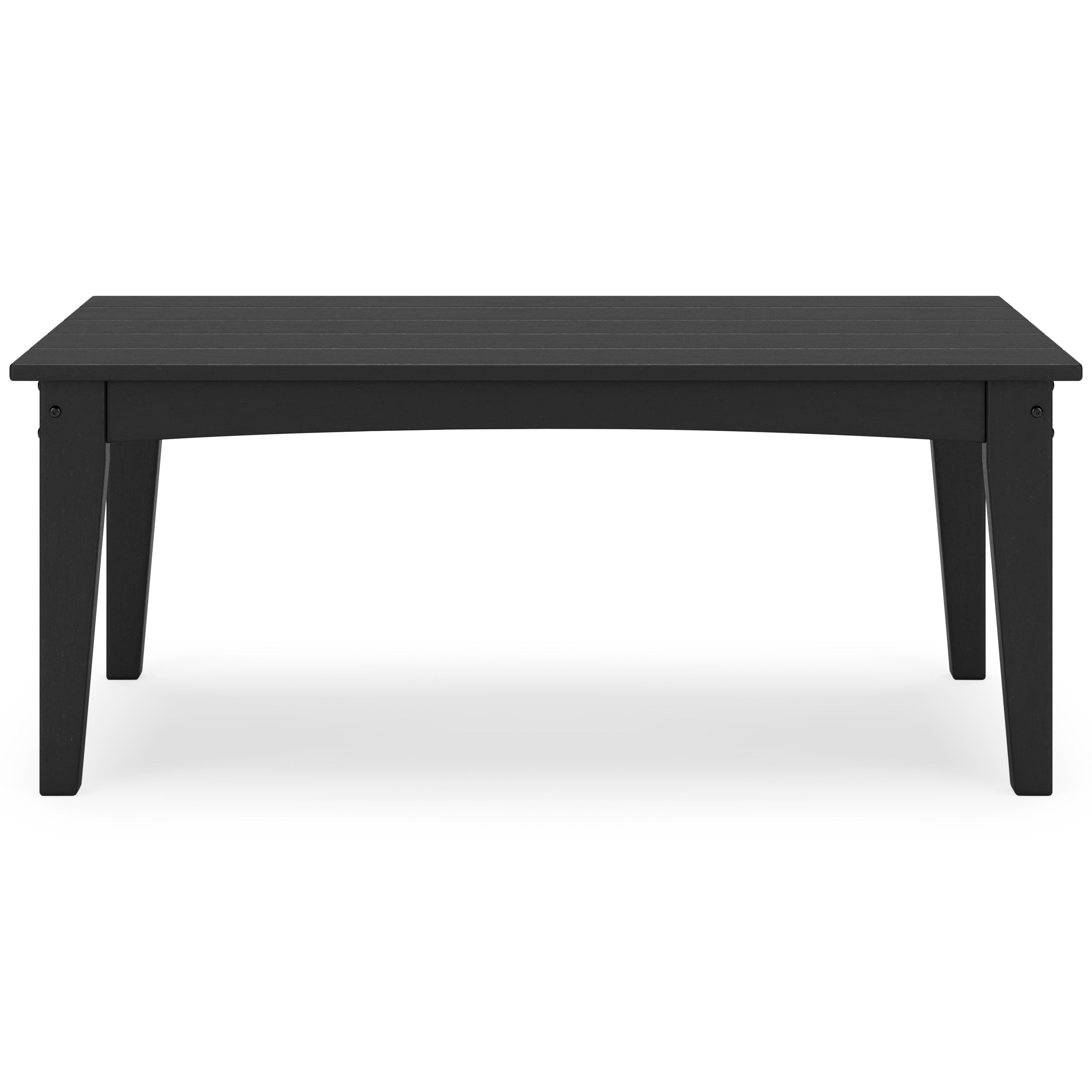 Poly Black Outdoor 44 Coffee Table