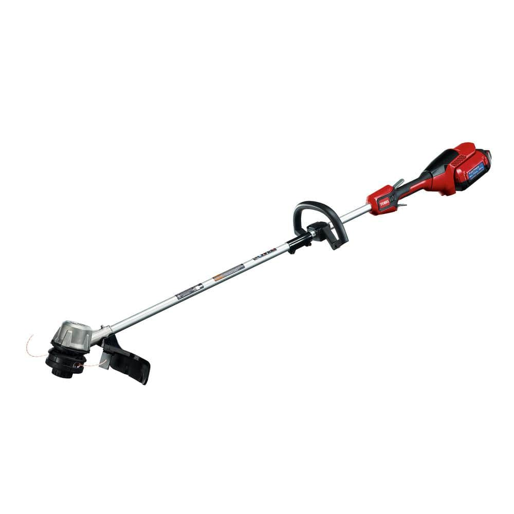 Toro 60V Max Lithium-Ion Brushless Cordless 14 in./16 in. String Trimmer - 2.5 Ah Battery and Charger Included 51830