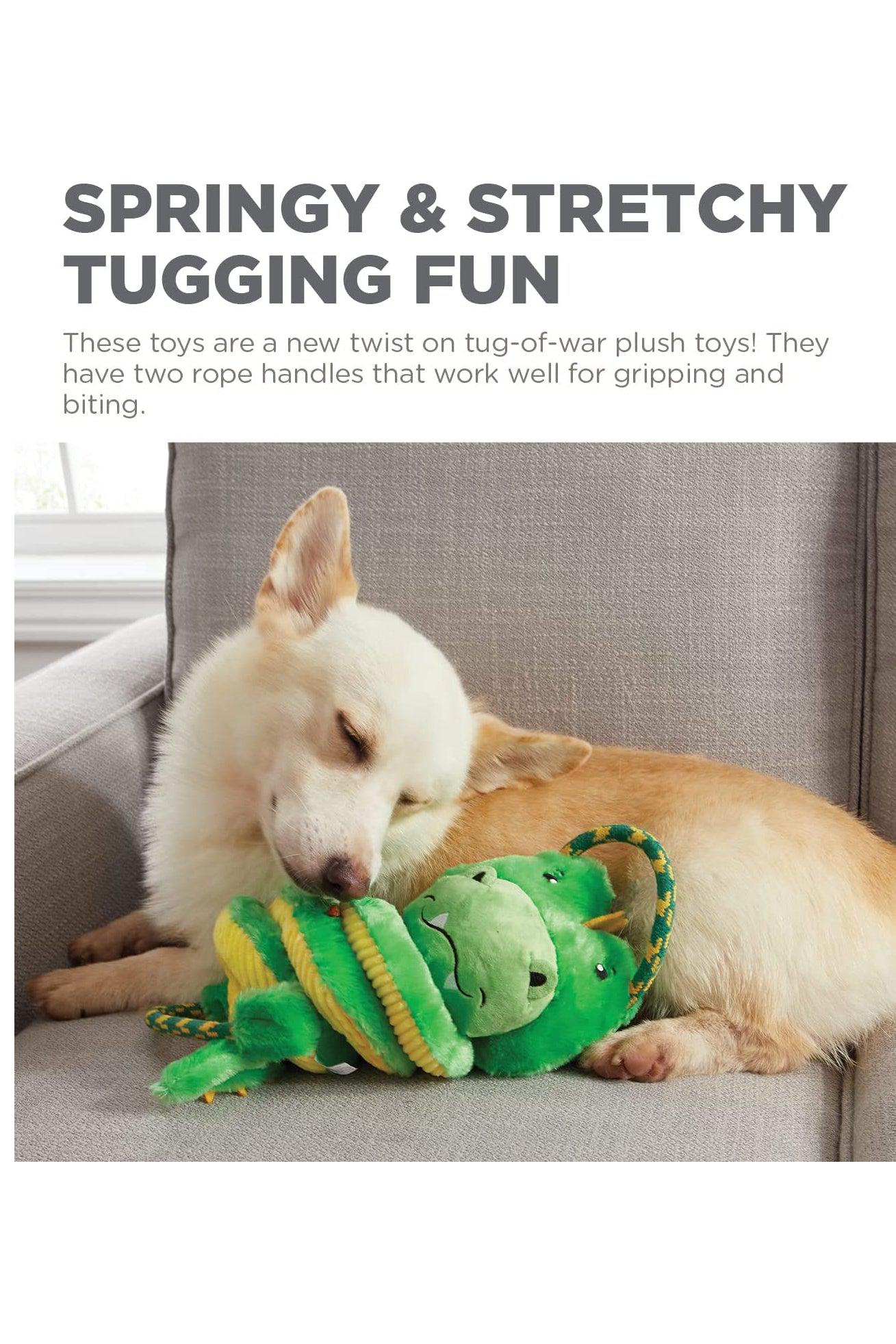 Charming Pet Springys Gator Dog Toy，