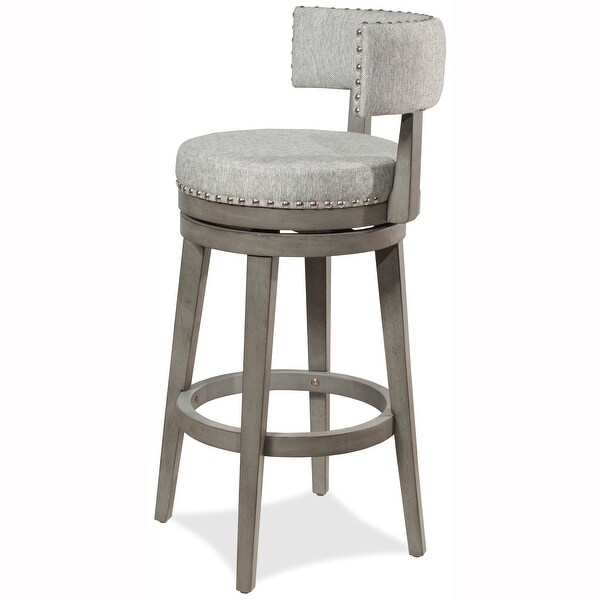 Hillsdale Furniture Lawton Wood Swivel Stool， Antique Gray