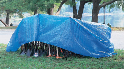 Anchor Products Multiple Use Polyethylene Tarp， 10 ft x 8 ft， Bl， EA (101-0810)