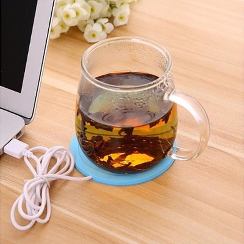 USB Warm Cup Heating Mat Warm Pad Electric Insulation Coaster for Coffee Tea