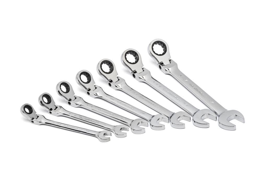 GEARWRENCH Ratcheting Wrench Set7 pc. SAE Flex Combination 9700 from GEARWRENCH