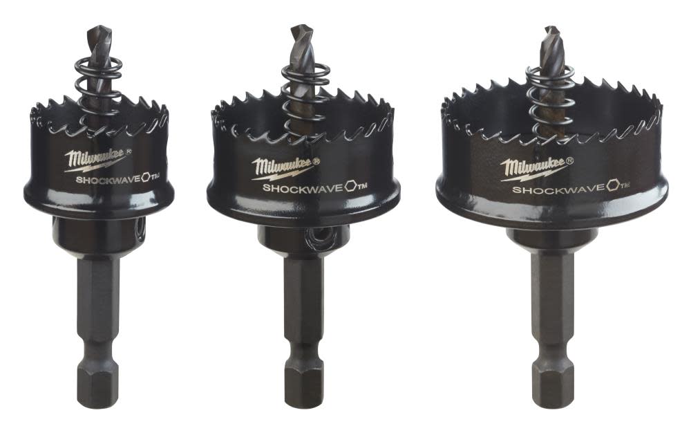 MW SHOCKWAVE Impact Hole Saw 3-Piece Set 49-22-4800 from MW