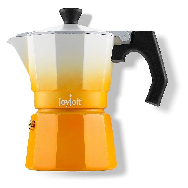 JoyJolt Italian Moka Pot 3-Cup Stovetop Aluminum Espresso Maker