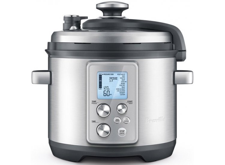 Breville 6 Qt. Fast Slow Pro Pressure Cooker and Slow Cooker