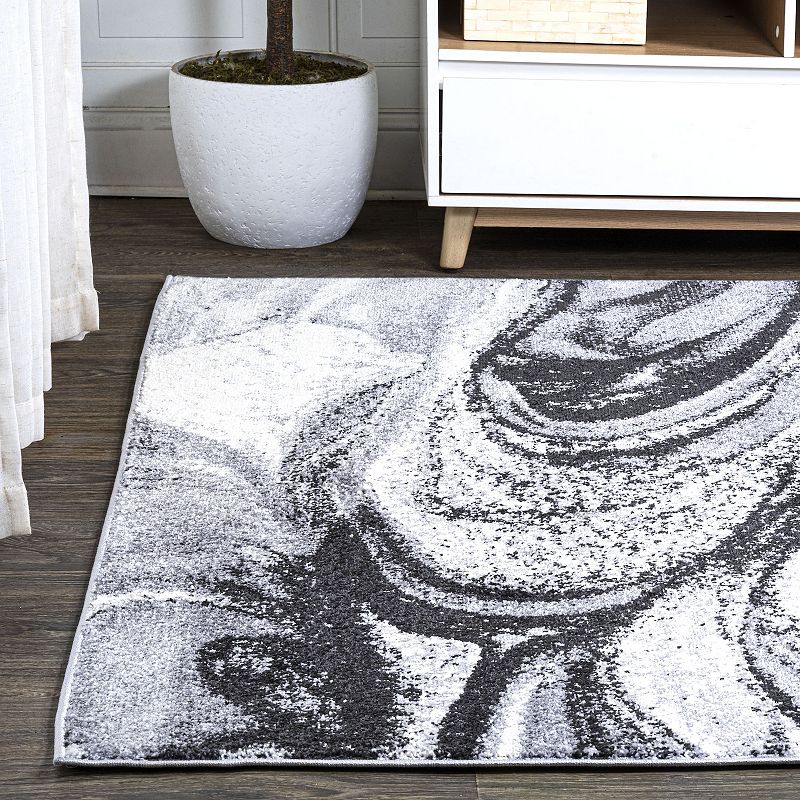 JONATHAN Y Viscon Abstract Marble Contemporary Rug