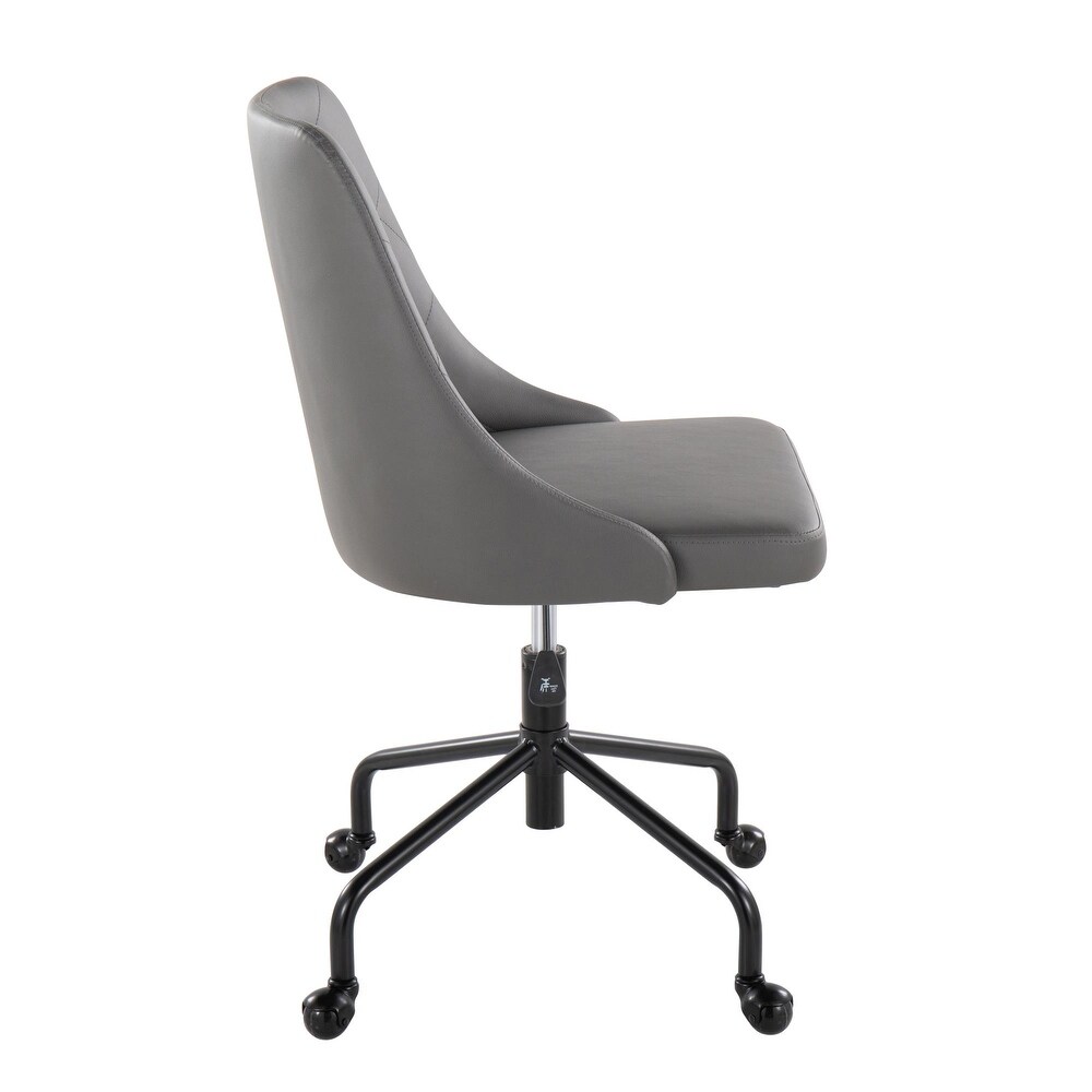 Silver Orchid Ockelbo Adjustable Office Chair with 4 Star Caster Base