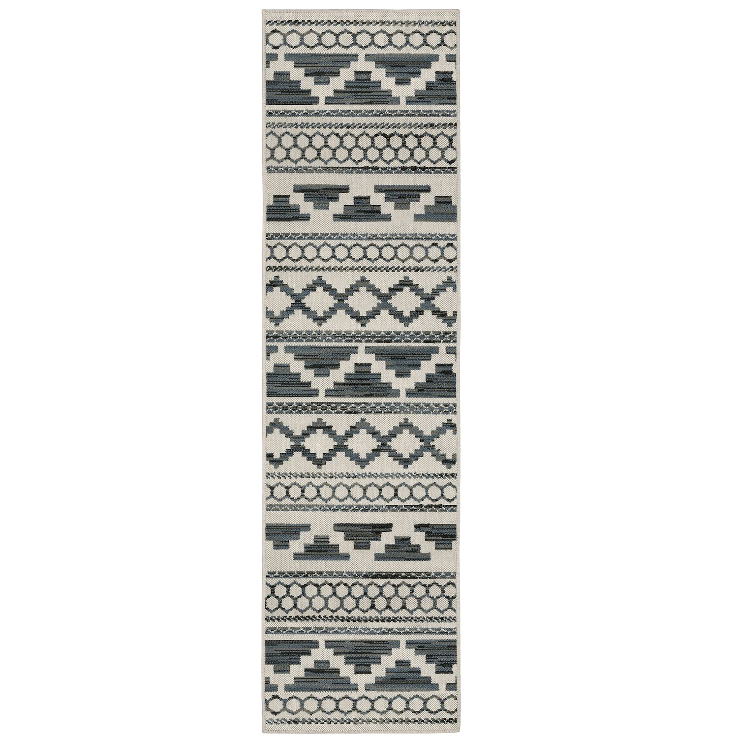 StyleHaven Trevor Distressed Abstract Indoor Outdoor Rug