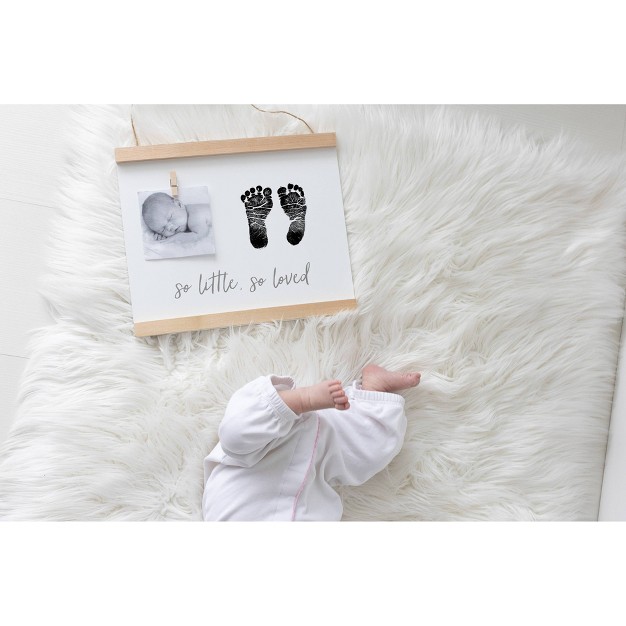 Pearhead Wooden Babyprints Wall Picture Frame